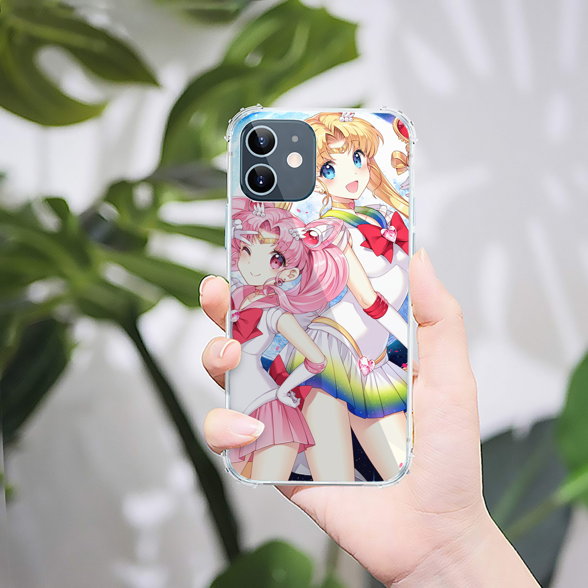 （画像用） 美少女戦士セーラームーン Sailor Moon 【iPhone 12シリーズ対応】透明スマホケース（クリアソフトケース）